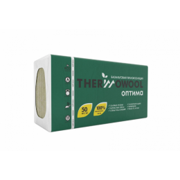 Утеплитель ИЗОМИН ThermoWool Оптима 50 кг/м3 1200х600х100 мм 