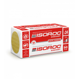 Утеплитель Isoroc Изолайт 50 кг/м3 1000х600х50 мм 
