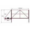 Откатные ворота (изготовление/установка) 